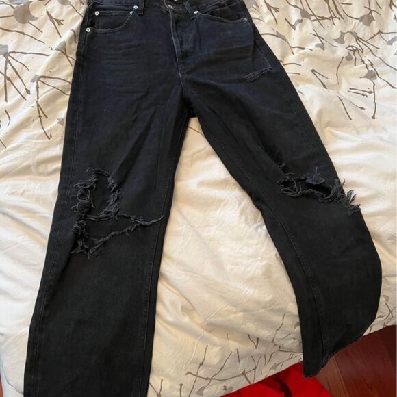 AGOLDE ‘90s High-Rise Loose Fit Jean - Audio (black) - 27 - Picture 2 of 5